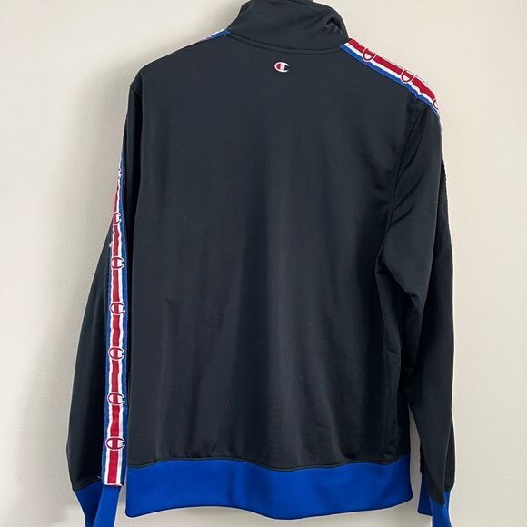 Champion C Logo Retro Track Zip Up Jacket | Size Large - Picture 8 of 10